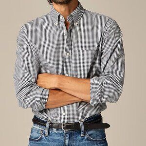 J. Crew Slim Untucked Secret Wash cotton poplin shirt Size Large